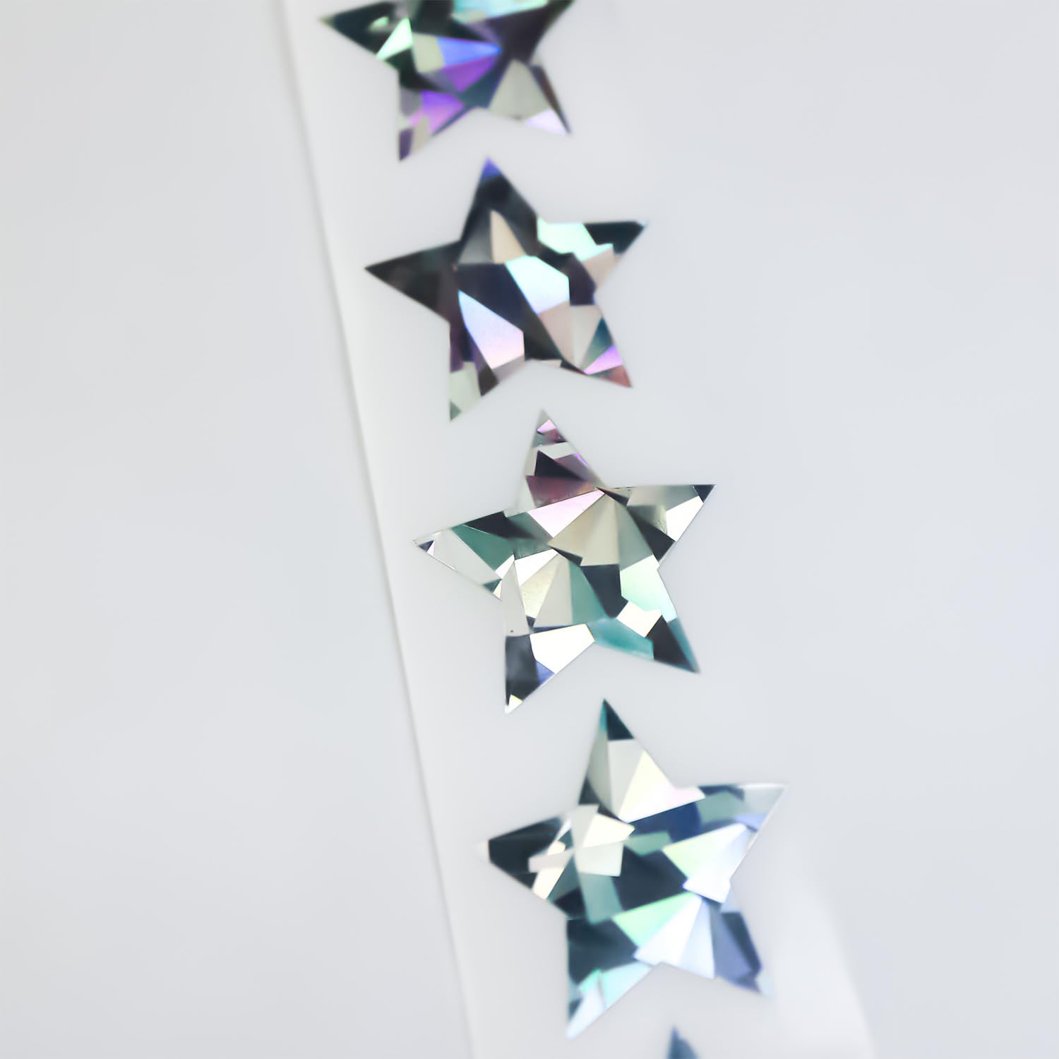 Amazon | オーロラロールシール 銀 シルバー 星シール 星 スター